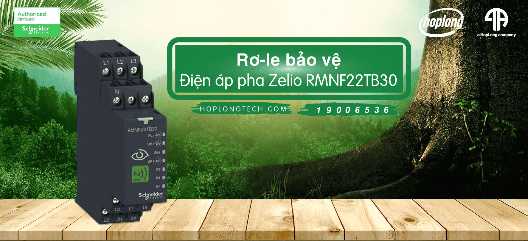 [ Schneider – Giới Thiệu ] Rơ-le bảo vệ điện áp pha Zelio RMNF22TB30
